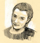 Ritratto di Annalisa Manara, madre di Cosima.